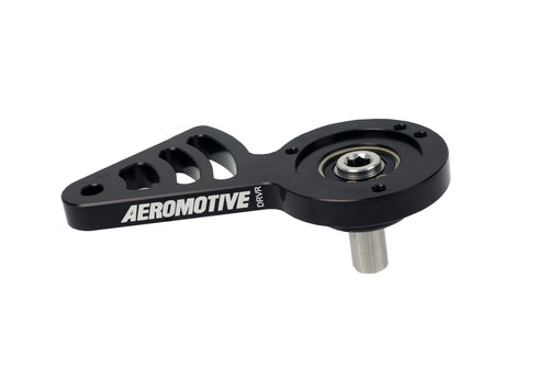AEROMOTIVE 11707 Belt Drive Bracket for Aeromotive Pulley and Hex Drive Fuel Pumps, Driver Side, Aluminum, Black Anodized