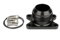 AEROMOTIVE 11732 20AN Male Inlet/Outlet Adapter Fitting Aluminum Black Anodized