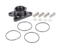 AEROMOTIVE 11734 12AN Port Inlet and Outlet Adapter Fitting Aluminum Black Anodized