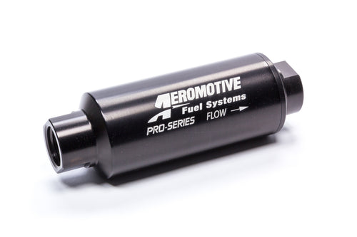 AEROMOTIVE 12302 Pro-Series In-Line Fuel Filter with 12 AN Female O-Ring Connections and Stainless Element