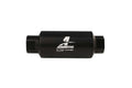 AEROMOTIVE 12307 Inline Marine Fuel Filter with 10AN Fittings, 100 Micron Stainless Element