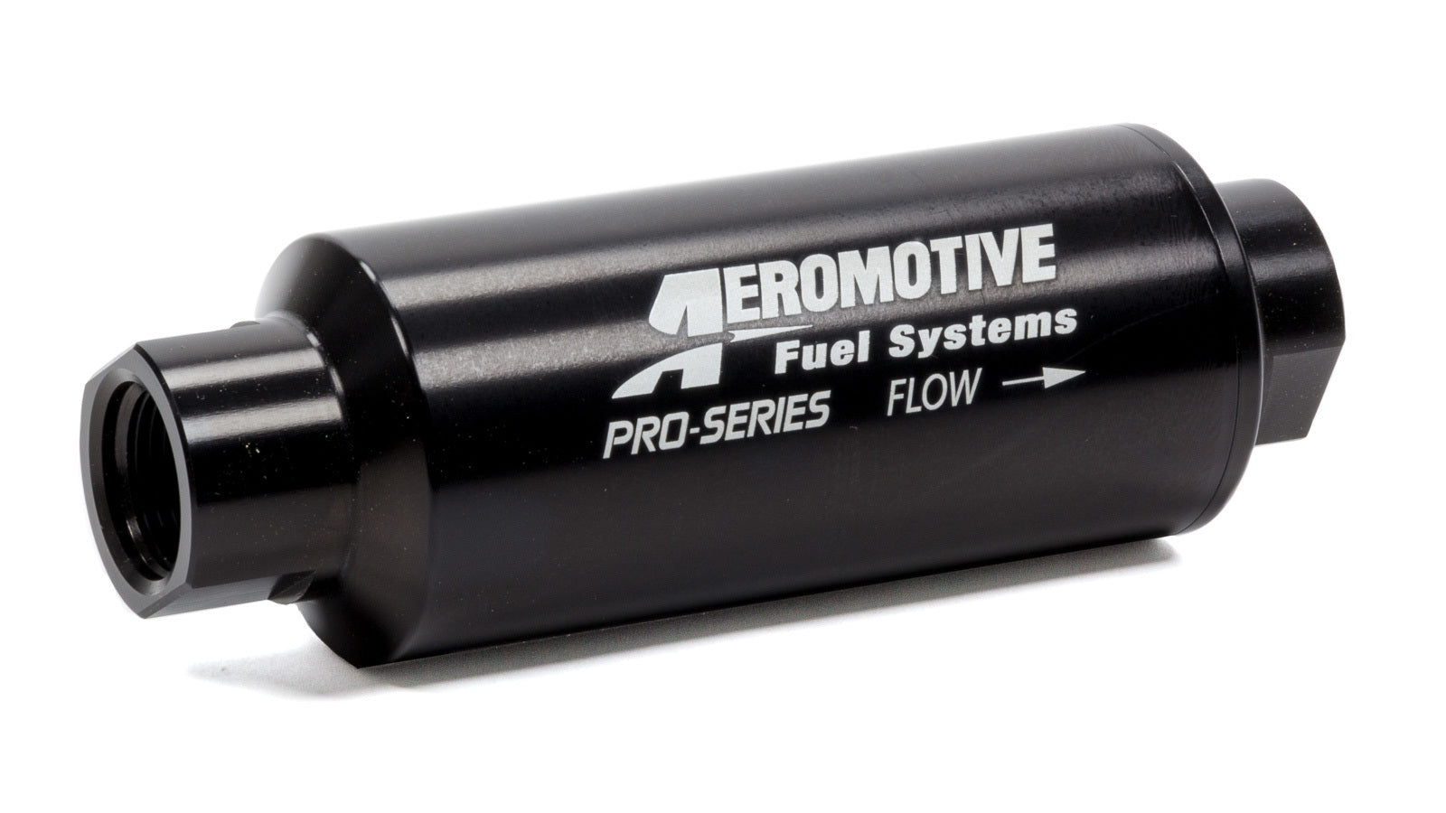 AEROMOTIVE Pro-Series 12310 Inline Fuel Filter 10 Micron with Fabric Element and 12 AN Female O-Ring Ports