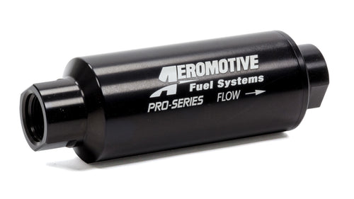 AEROMOTIVE Pro-Series 12310 Inline Fuel Filter 10 Micron with Fabric Element and 12 AN Female O-Ring Ports