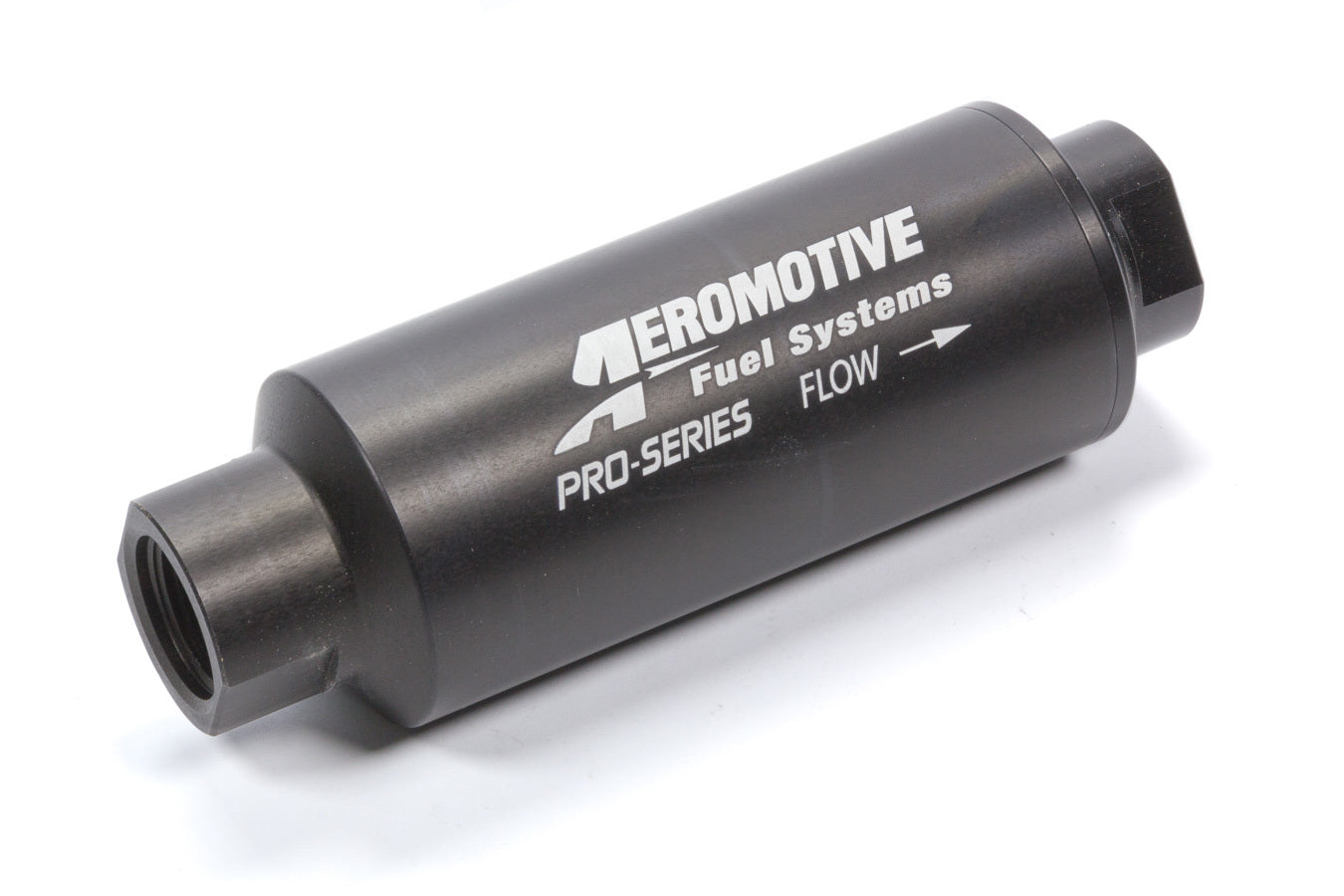AEROMOTIVE 12339 Pro-Series Inline Fuel Filter 10 Micron Microglass Element with 12 AN Female O-Ring Ports