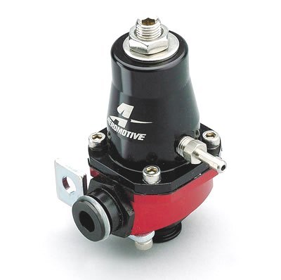 AEROMOTIVE LT-1 EFI Rail Mount Fuel Pressure Regulator with 30-70 PSI Range and 6 AN O-Ring Return Fittings