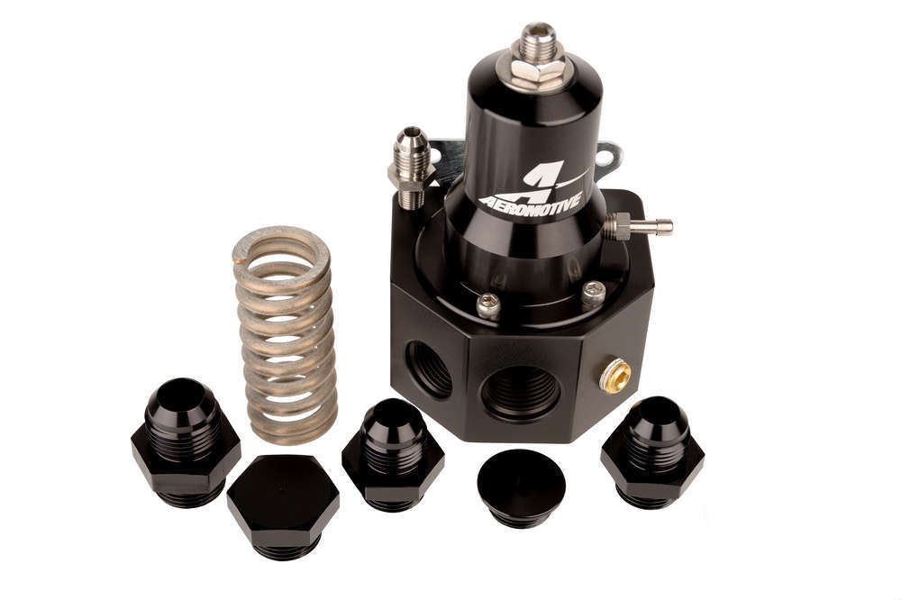 AEROMOTIVE Pro-Series EFI Fuel Pressure Regulator with Boost Reference and 30 to 125 PSI Range