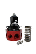 AEROMOTIVE 13133 Belt Drive EFI Regulator, 30-120 psi, Low Flow Fuel Pressure Regulator with 10 AN Female O-Ring Inlet and 8 AN Female O-Ring Outlet, 1/8 Inch NPT Port for E85, Gasoline, and Diesel