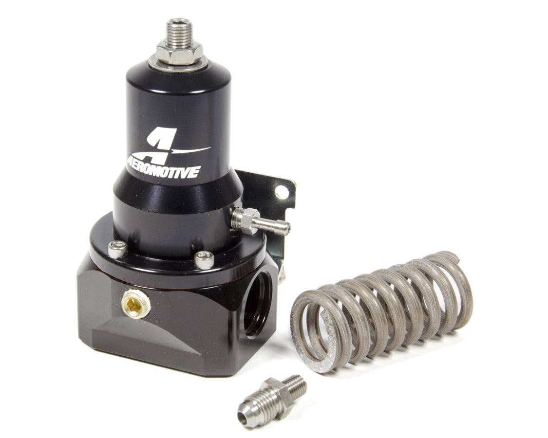 AEROMOTIVE EFI Regulator 13134, 30 to 120 psi, In-Line Fuel Pressure Regulator with 2 AN-10 Female O-Ring Inlets and Outlets