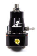 AEROMOTIVE Fuel Pressure Regulator EFI 13136 with 6 AN Inlet and Return, 40 to 75 psi, Black and Clear Anodized Finish