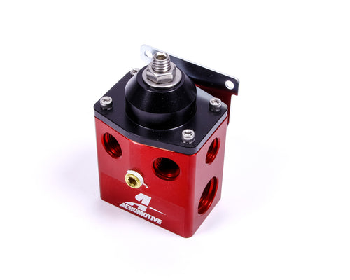 AEROMOTIVE 13203 A4 Carbureted Fuel Pressure Regulator with Dual 10 AN Inlets and Four 6 AN Outlets