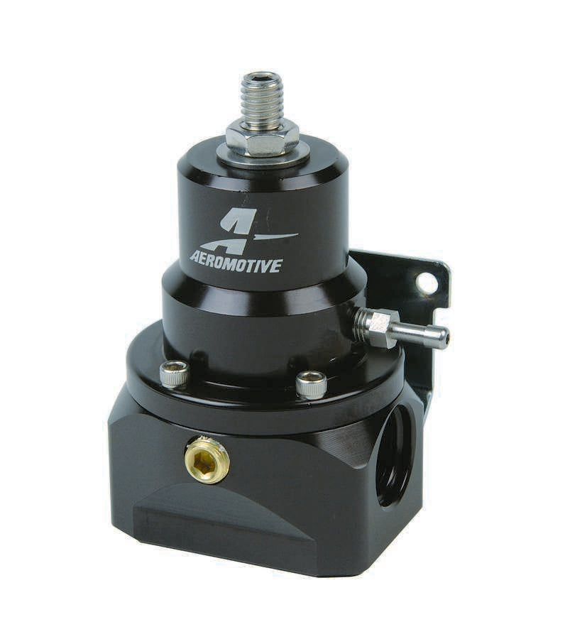 AEROMOTIVE 13212 2-Port Carburetor Bypass Fuel Pressure Regulator with 2 to 20 psi Range and 10 AN Fittings