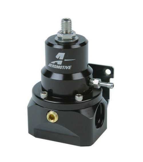 AEROMOTIVE 13212 2-Port Carburetor Bypass Fuel Pressure Regulator with 2 to 20 psi Range and 10 AN Fittings
