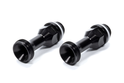 AEROMOTIVE 14004 Fuel Log Conversion Kit for Holley Carburetors, 8 AN Male to 10 AN Male Outlet, Aluminum, Black Anodized