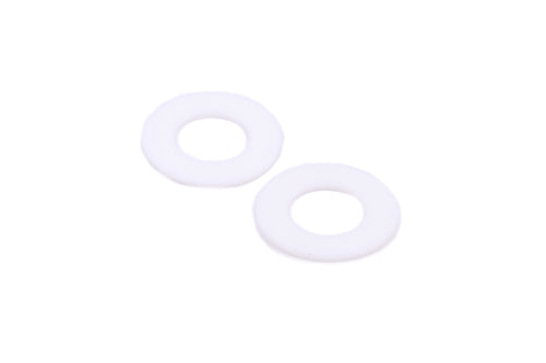 AEROMOTIVE 15044 6AN Nylon Sealing Washers Pair, 1 Inch Outer Diameter, 0.58 Inch Inner Diameter, 0.06 Inch Thickness
