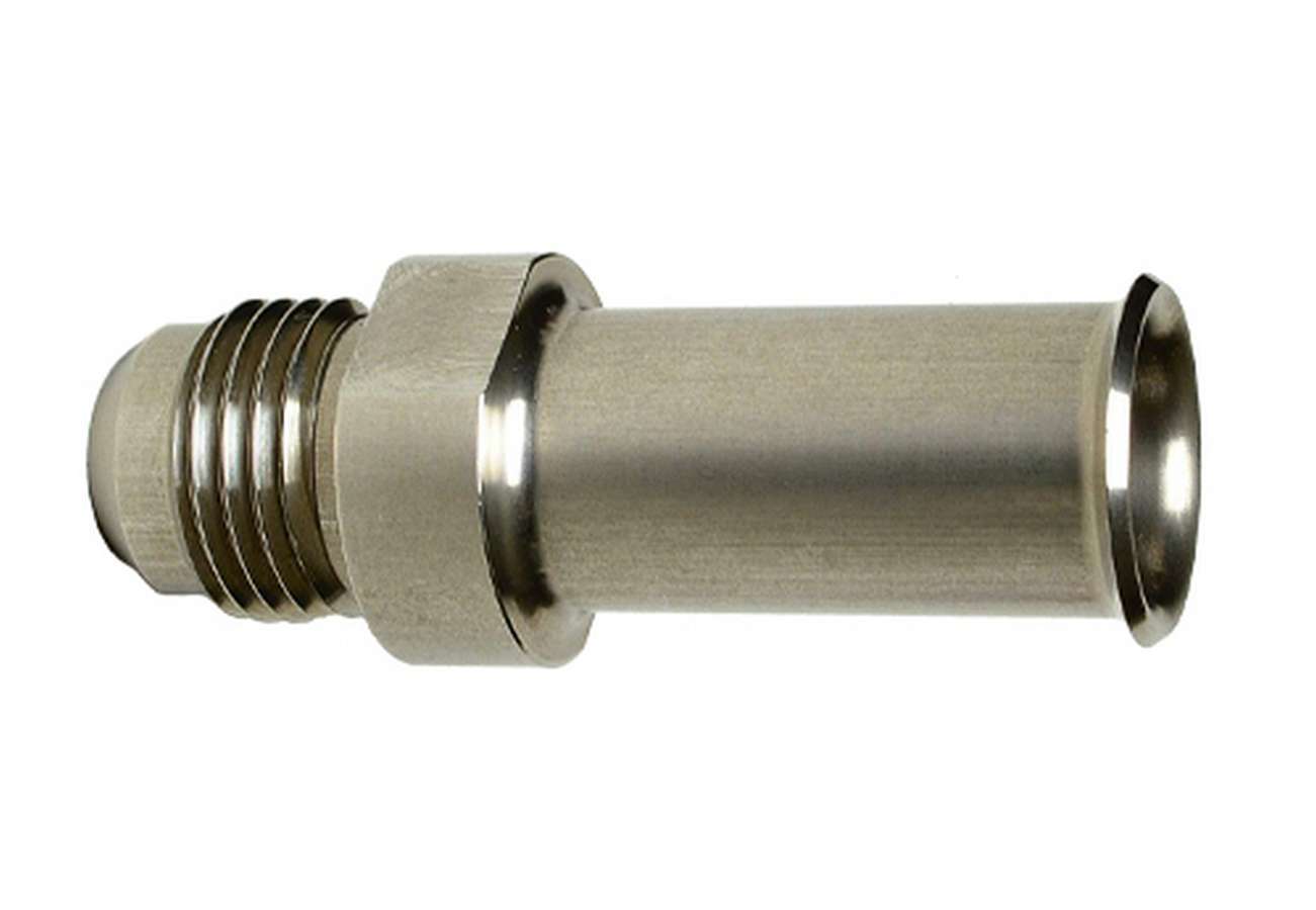 AEROMOTIVE AF15101 Fuel Line Adapter, 6 AN Male to 3/8 Inch Ford Return Line, Stainless Steel