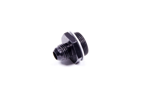 AEROMOTIVE 15201 Carburetor Inlet Fitting, 6 AN Male to 7/8-20 Inch Male, Aluminum, Black Anodized