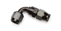 AEROMOTIVE 15352 6AN 90-Degree PTFE Racing Hose Fitting with Aluminum Black Anodized Finish