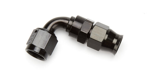 AEROMOTIVE 15352 6AN 90-Degree PTFE Racing Hose Fitting with Aluminum Black Anodized Finish
