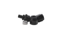 AEROMOTIVE 15354 8AN 45-Degree PTFE Racing Hose with Aluminum Black Anodized Fitting