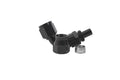 AEROMOTIVE 15355 8AN 90-Degree PTFE Hose End with Black Anodized Aluminum Finish