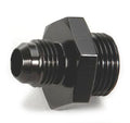AEROMOTIVE 15608 Tapered Flare Fitting -10AN to -10AN Aluminum Black Anodized