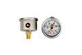 AEROMOTIVE Fuel Pressure Gauge 15632 0-15 psi Mechanical Analog 1.5 Inch White Face with 1/8 Inch NPT Port