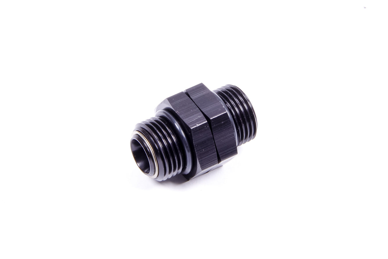 AEROMOTIVE 15640 Swivel Adapter Fitting 10AN Male O-Ring to 10AN Male O-Ring Aluminum Black Anodized