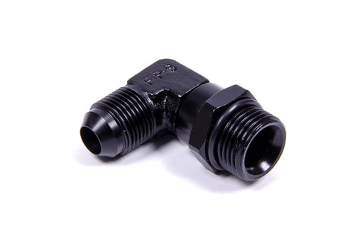 AEROMOTIVE 15690 8AN Male to 10AN ORB 90 Degree Fitting Aluminum Black Anodized