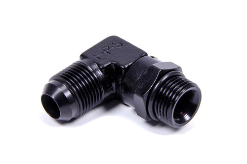 AEROMOTIVE 15691 10AN Male to 10AN ORB 90 Degree Fitting Aluminum Black Anodized