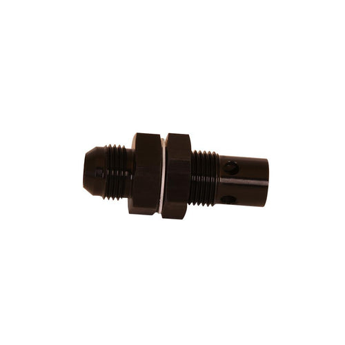 AEROMOTIVE 15737 Roll Over Valve with Check Valve and 8 AN Male Outlet, Aluminum Black Anodized