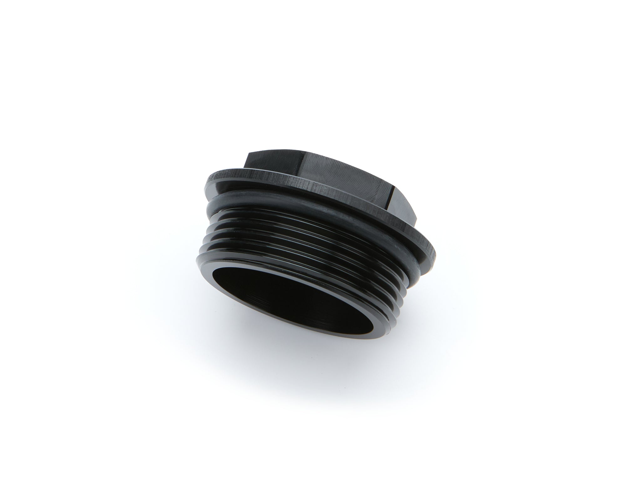 AEROMOTIVE 15766 20AN ORB Plug Fitting with 1.25 Inch Hex Aluminum Black Anodized
