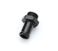 AEROMOTIVE 15768 Coolant Hose Fitting 8AN Male O-Ring to 5/8 Inch Hose Barb, Aluminum, Black Anodized