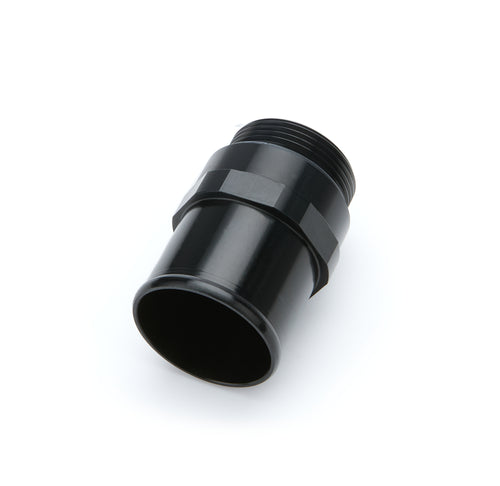 AEROMOTIVE 15769 Coolant Hose Fitting 20AN ORB to 1-3/4 Inch Hose Barb, Aluminum Black Anodized