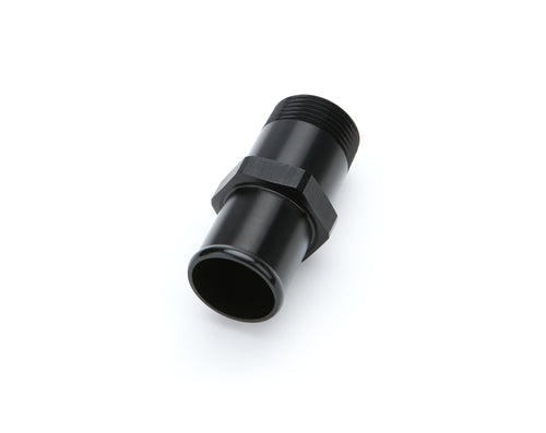AEROMOTIVE 15771 Coolant Hose Fitting 1 Inch NPT Male to 1-1/4 Inch Hose Barb Aluminum Black Anodized