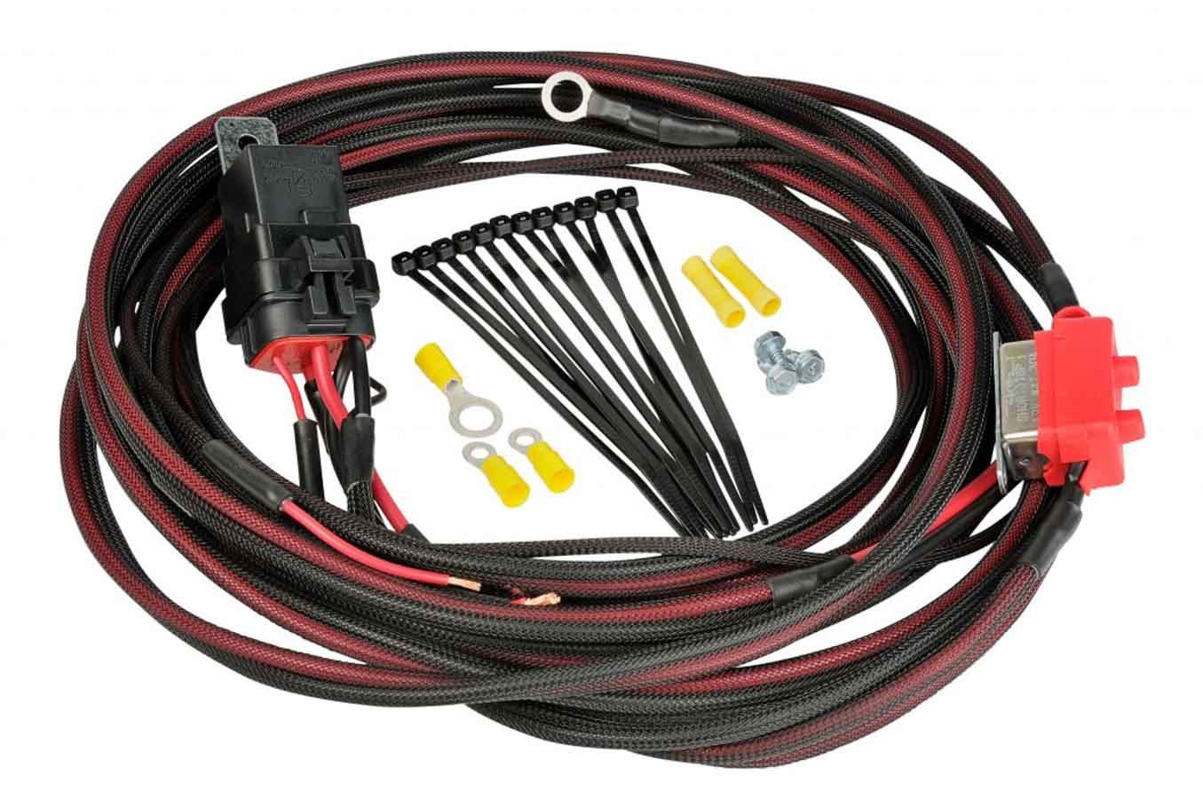 AEROMOTIVE Fuel Pump Wiring Kit 16307 with 30 Amp Connectors and Relay