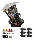 AEROMOTIVE Dual 450LPH Fuel Pump Module for Dodge Hellcat, In-Tank Electric Pump, Aluminum Body, Black Anodized Finish