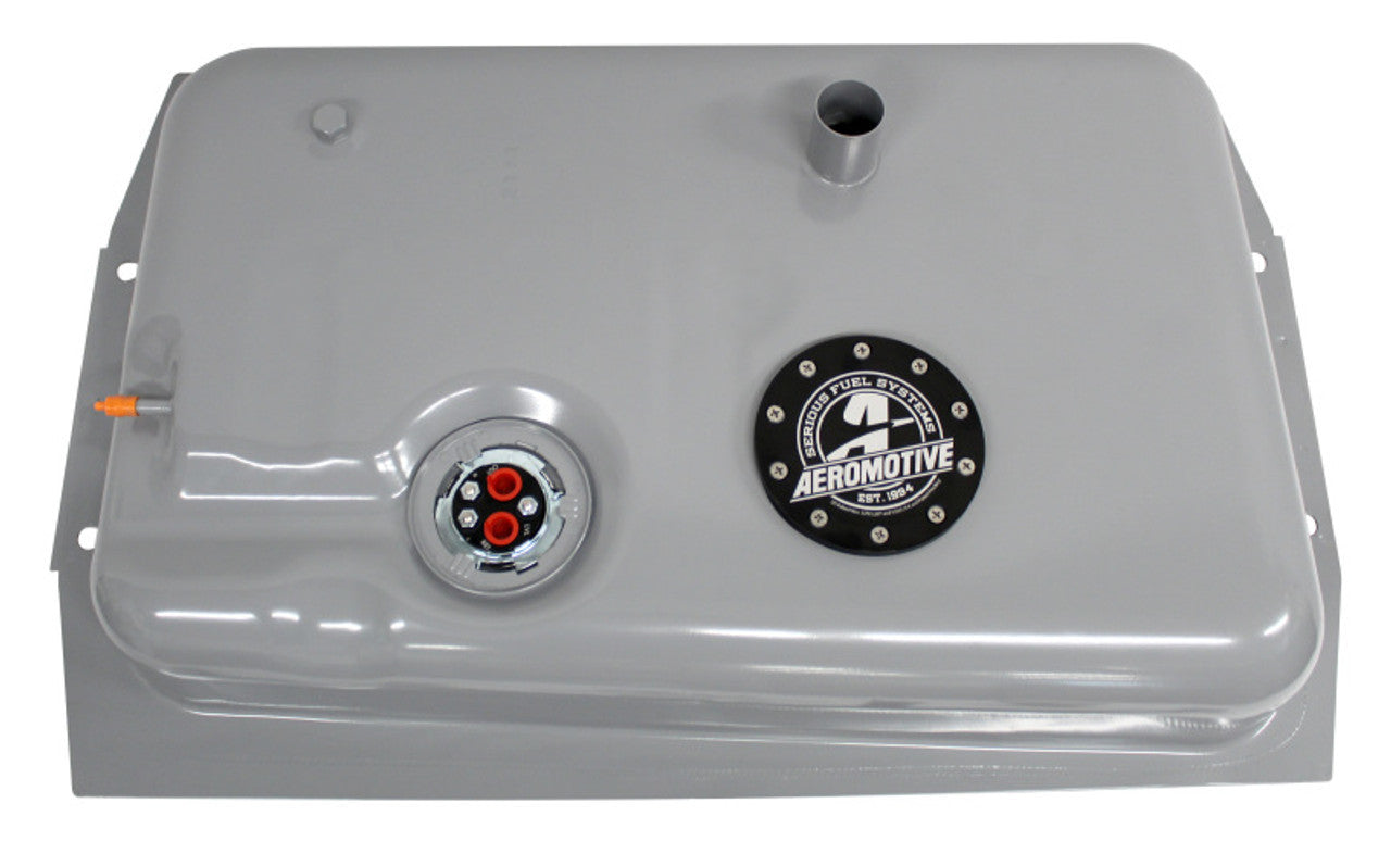 AEROMOTIVE 18110 Stealth 200 Gen 2 Fuel Tank for GM C10 Trucks, 200 LPH Pump, Steel with Silver Paint Finish
