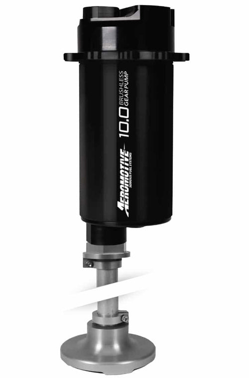 AEROMOTIVE Fuel Pump TVS In-Tank 10.0 GPM Brushless Spur with 12 AN Inlet and Outlet