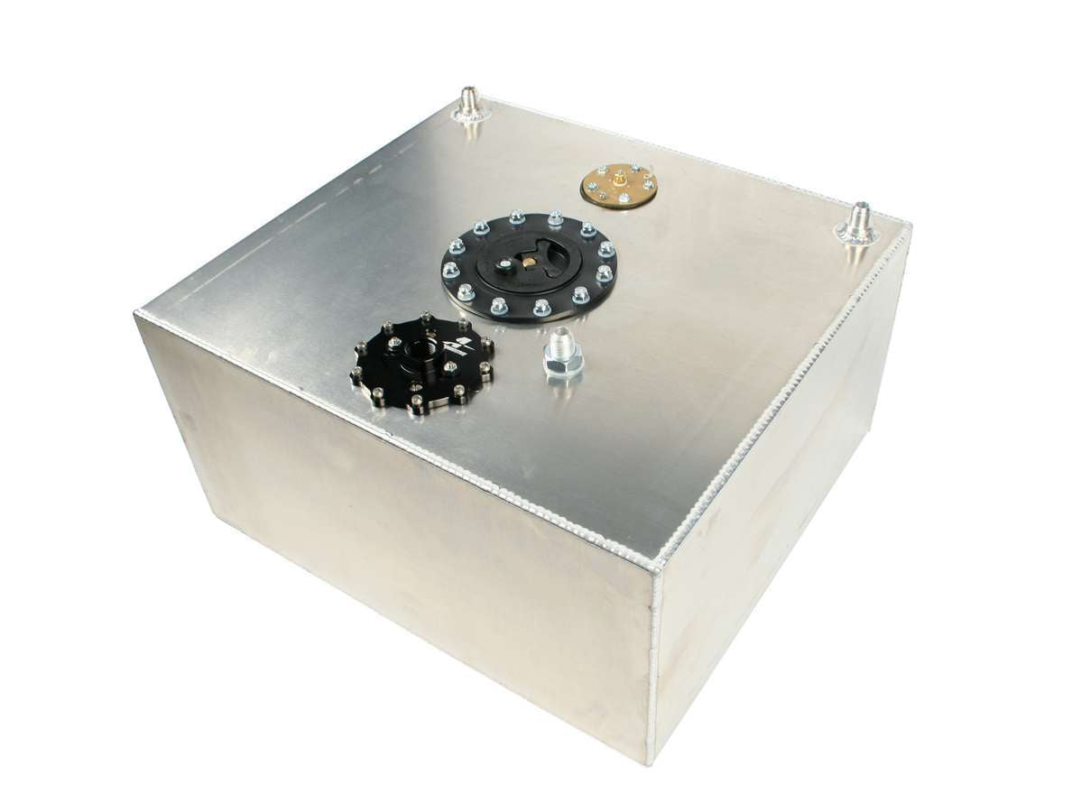 AEROMOTIVE 18660 Stealth Fuel Cell with A1000 Pump, 15 Gallon Capacity, Aluminum, Natural Finish