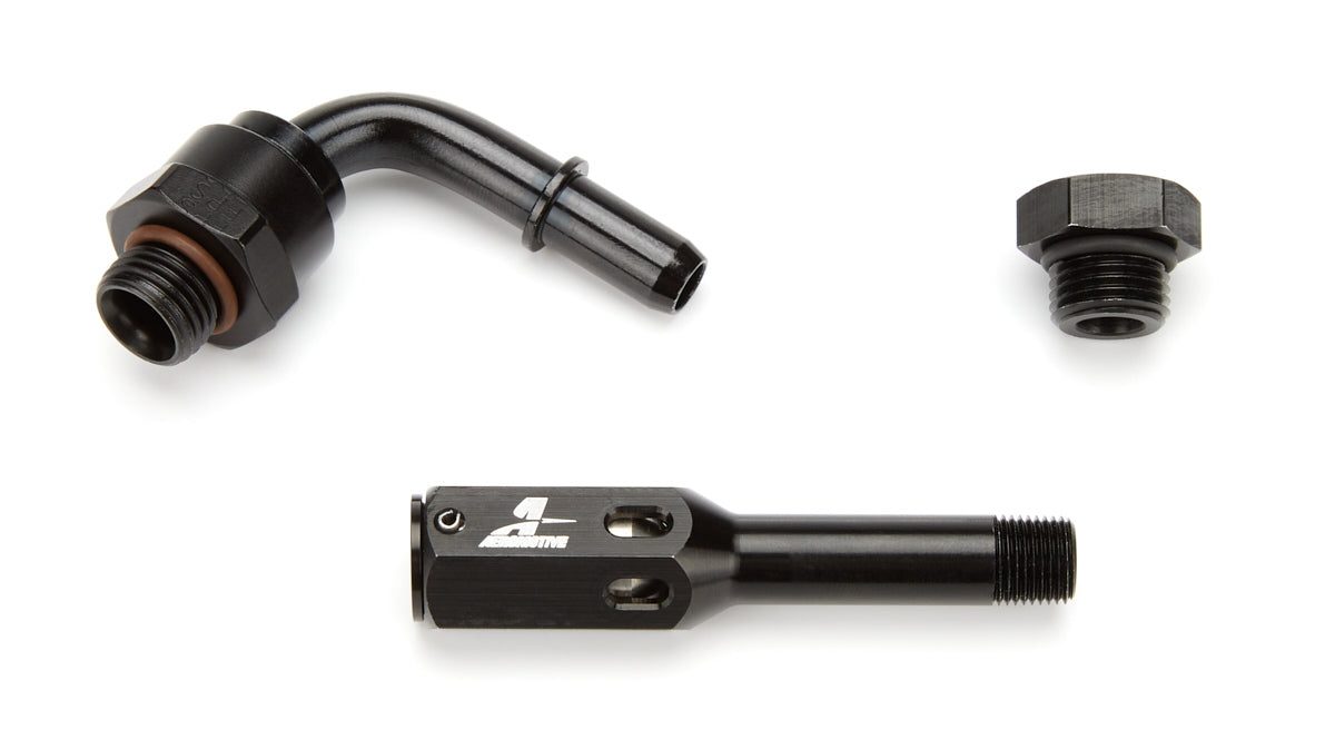 AEROMOTIVE Fuel Bypass Valve Phantom Series 50 psi with 1/8 Inch NPT Male Fitting and 6 AN O-Ring Quick Disconnect