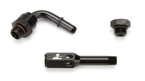 AEROMOTIVE Fuel Bypass Valve Phantom Series 50 psi with 1/8 Inch NPT Male Fitting and 6 AN O-Ring Quick Disconnect