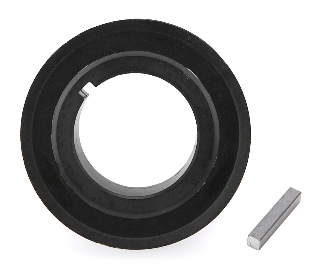 AEROMOTIVE Fuel Pump Pulley HTD 28-Tooth 5mm Pitch 1/8-Inch Keyed Aluminum Black Anodized
