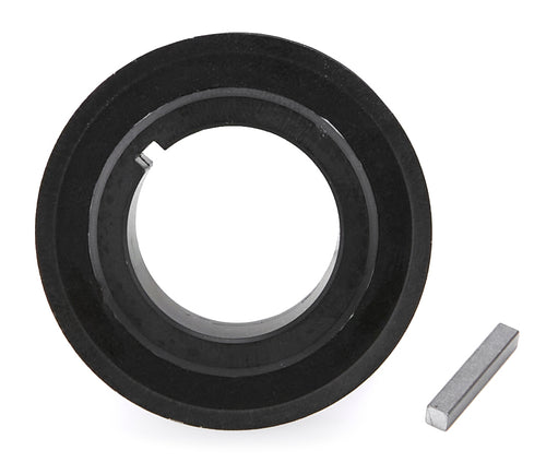 AEROMOTIVE Fuel Pump Pulley HTD 28-Tooth 5mm Pitch 1/8-Inch Keyed Aluminum Black Anodized
