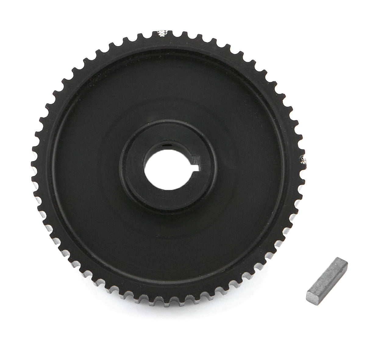 AEROMOTIVE Fuel Pump Pulley HTD 56-Tooth 5/8-Inch Bore Aluminum Black Anodized