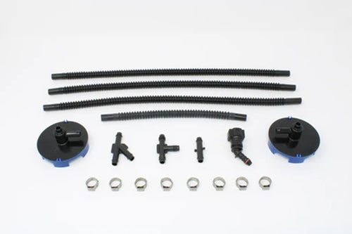 AEROMOTIVE Fuel Pickup Kit Dual Corner with 5/16 Inch Outlet, Clamps and Fittings Included