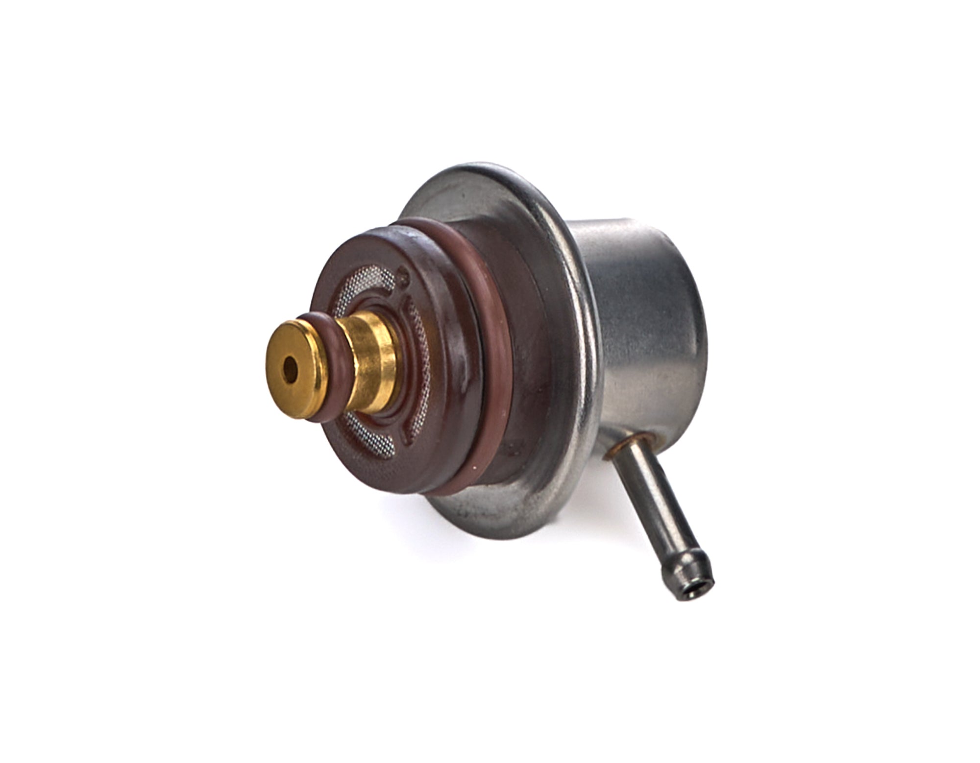 AEROMOTIVE 63101 Fuel Pressure Regulator for GM LS-Series Engines, 43 PSI, Rail Mount with Vacuum Port, Stainless Steel, Natural Finish