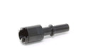 AEROMOTIVE AFS65615 VaporWorx Fuel Line Adapter, 12mm Male to 3/8 in Female Quick Disconnect, Aluminum, Black Anodized