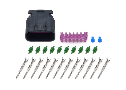 AEROMOTIVE 66713 Electrical Plug 12-Pin GM LSA Connector, Black Plastic
