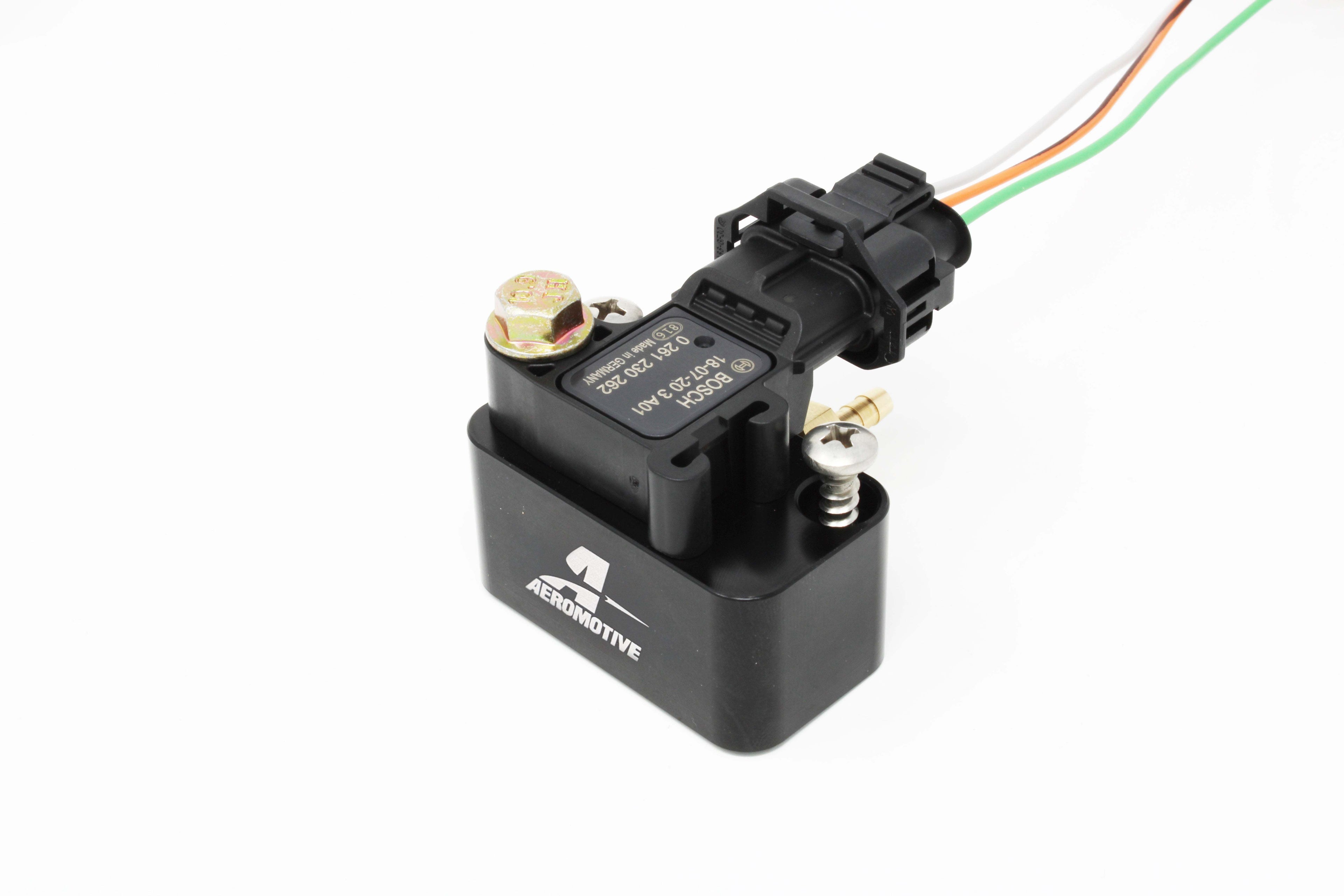 AEROMOTIVE 66718 Map Sensor Bracket Remote Mount 3-Wire Bosch Style with Vacuum Hose