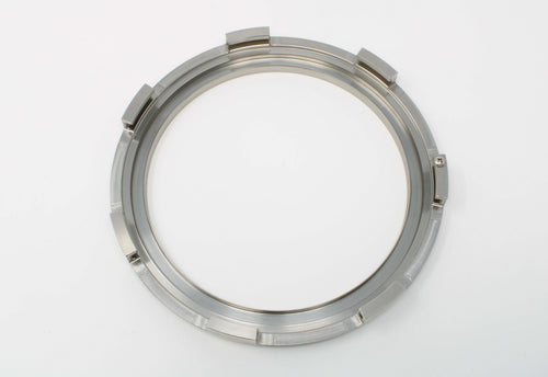 AEROMOTIVE Fuel Pump Mounting Ring 68701, 6-Inch Diameter, Stainless Steel, Twist-Lock Design